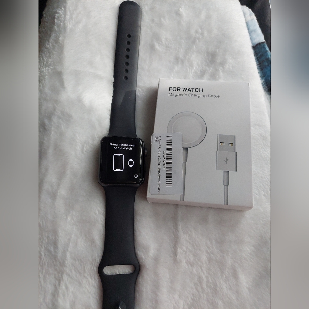 Apple Smartwatch with Black Band
